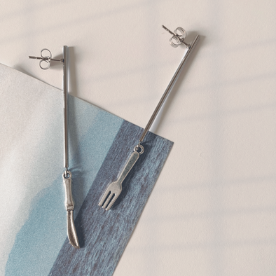Essie Mini Utensils Drop Earrings