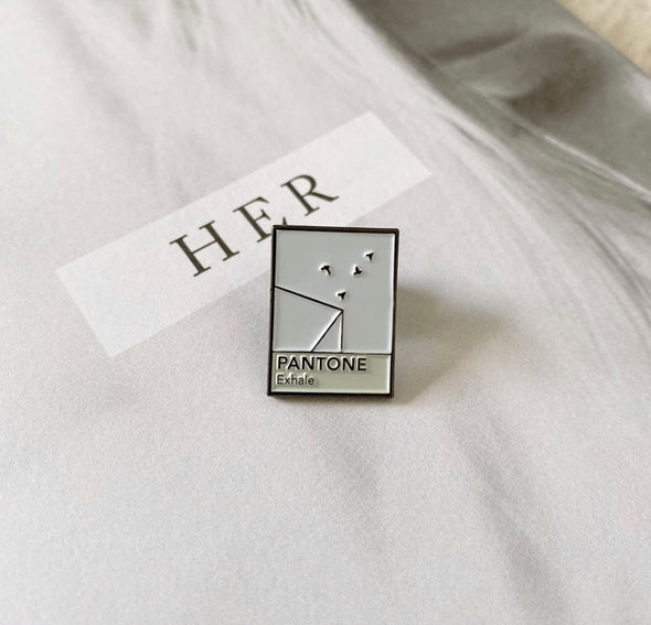 Exhale Pantone Enamel Pin