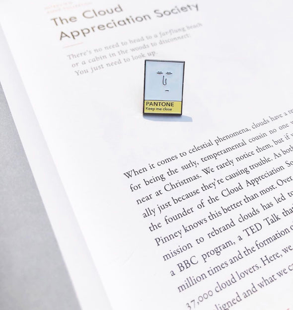 Keep Me Close Pantone Enamel Pin