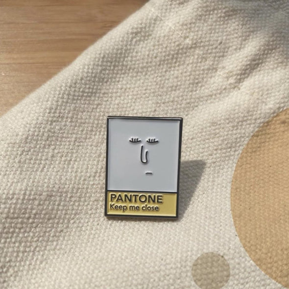 Keep Me Close Pantone Enamel Pin