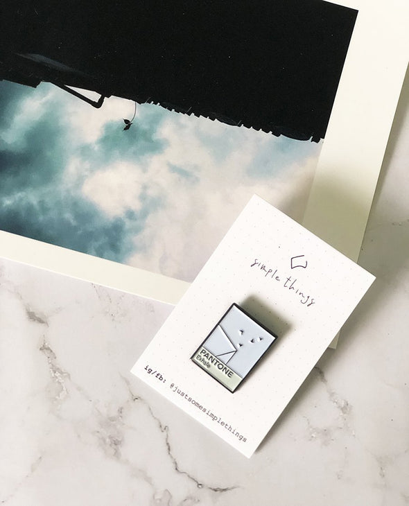 Exhale Pantone Enamel Pin