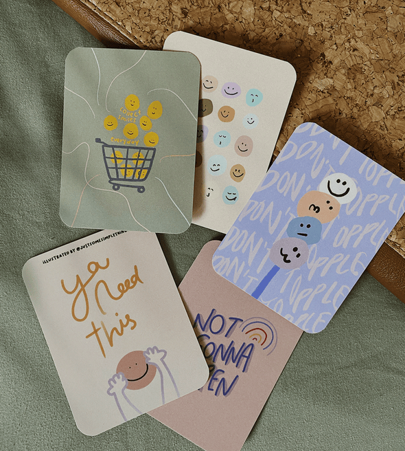 You Need This - Mini Illustration Cards Set