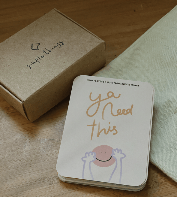 You Need Them Both - Mini Illustration Cards Set - Thewearablethings