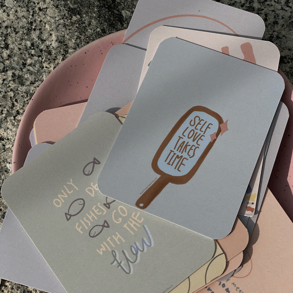 You Kinda Need This Too - Mini Illustration Cards Set