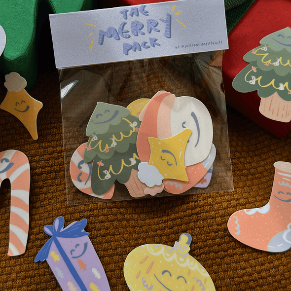 The Merry Sticker pack