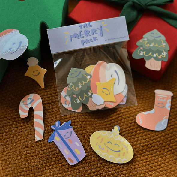 The Merry Sticker pack