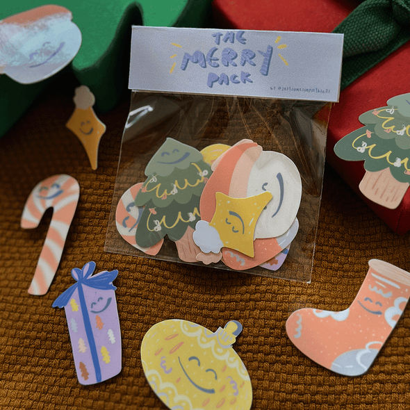 The Merry Sticker pack
