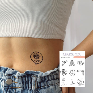 Nodspark x Simple Things - Choose You Temporary TattoosNodspark x Simple Things - Choose You Temporary Tattoos