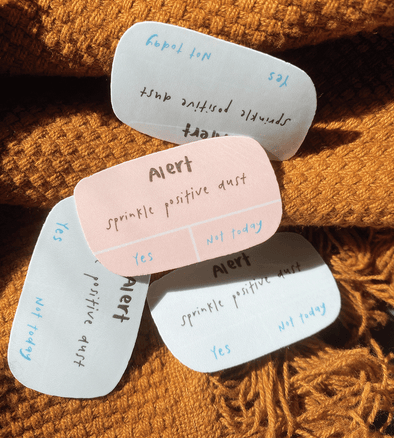 Alert sticker - Thewearablethings