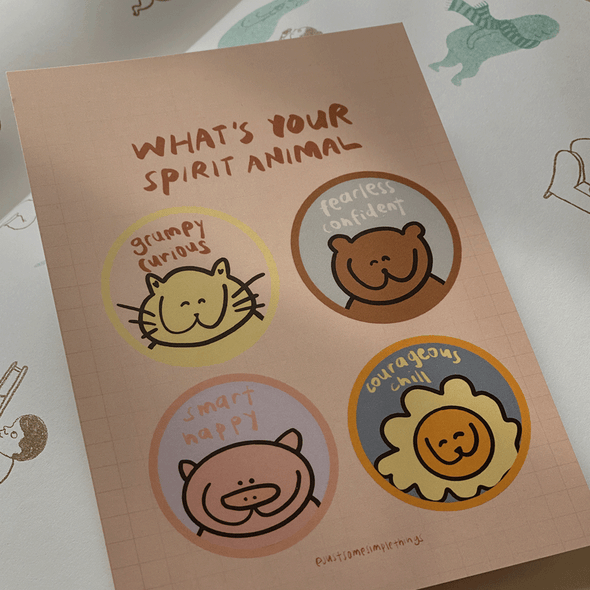 What's your spirit animal | Postcard