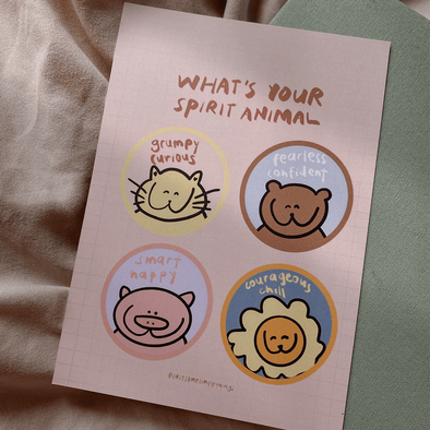 What's your spirit animal | Postcard