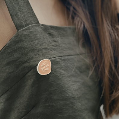 Anti Humans Club Magnetic Enamel Pin