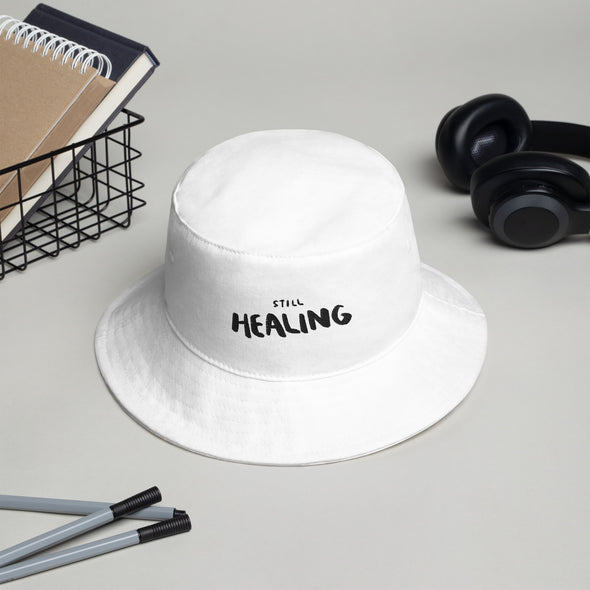 Still healing white Bucket Hat