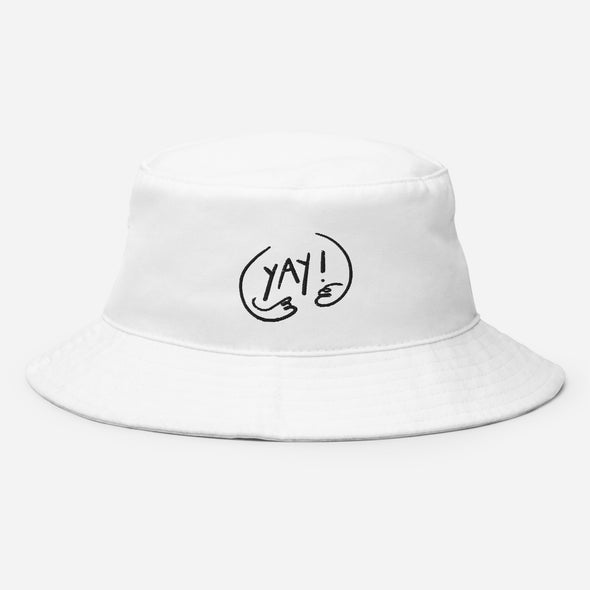 Yay white Bucket Hat