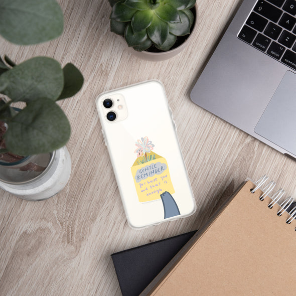 You have you and that is enough Transparent iPhone Case