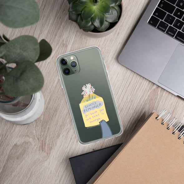 You have you and that is enough Transparent iPhone Case