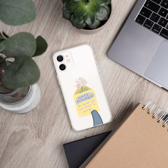 You have you and that is enough Transparent iPhone Case