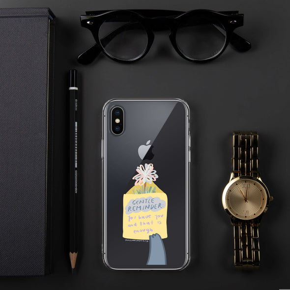 You have you and that is enough Transparent iPhone Case