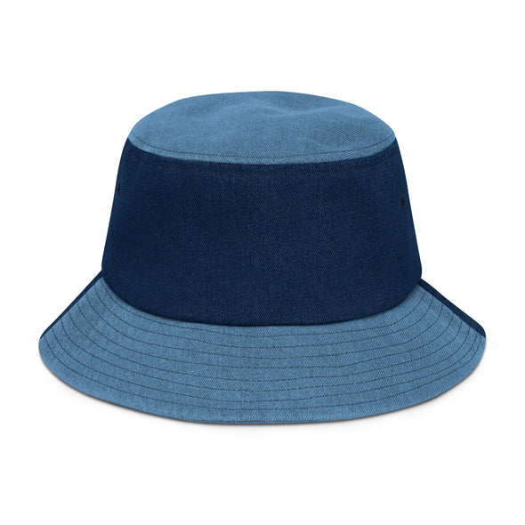 A bag of silly things Denim bucket hat