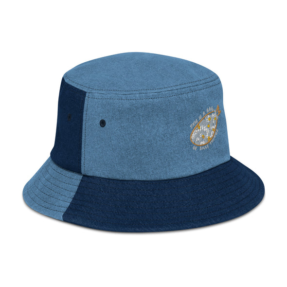 A bag of silly things Denim bucket hat