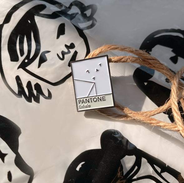 Exhale Pantone Enamel Pin