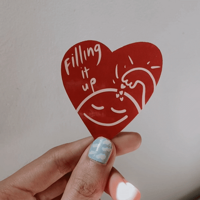 Filling it up sticker - Thewearablethings