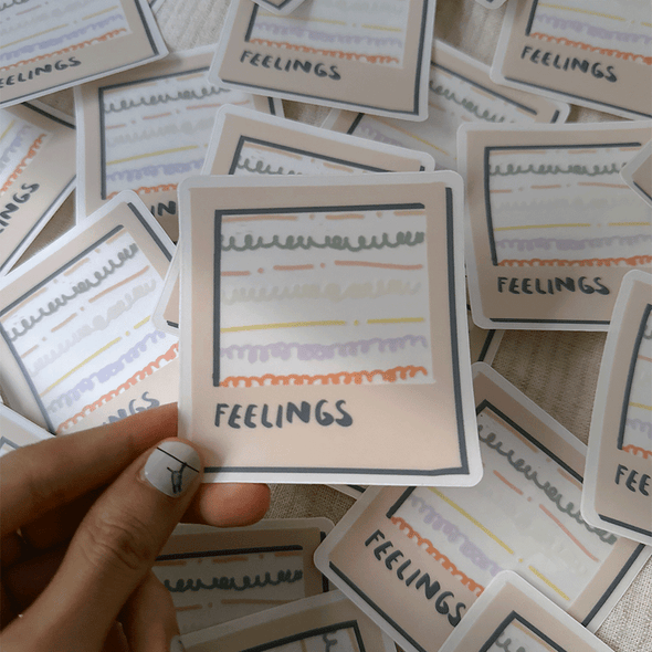 Feelings Clear Sticker