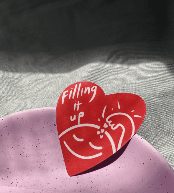 Filling it up sticker