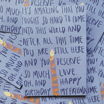 Happy Birthday My Friend | Postcard - Thewearablethings