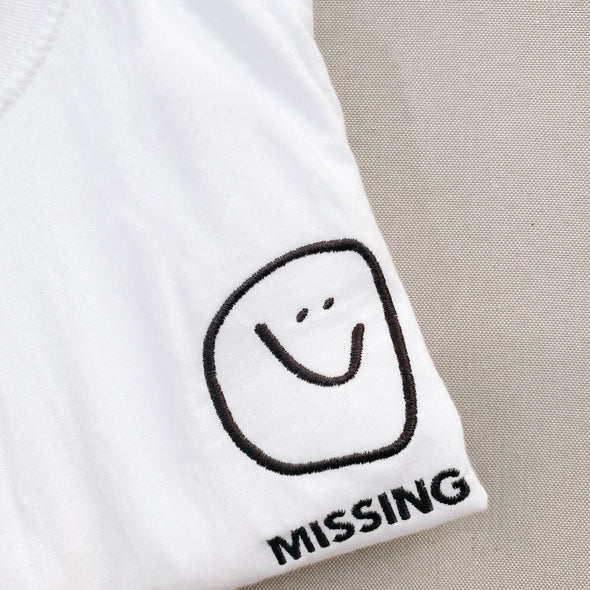 The Missing Smile Embroidery Tee