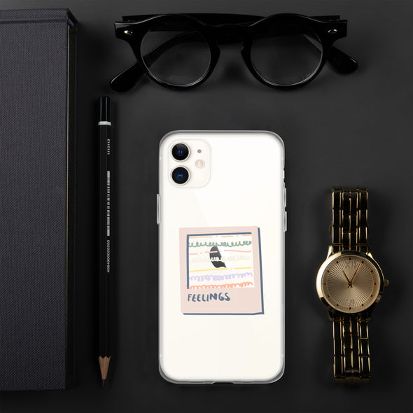 Feelings Transparent iPhone Case