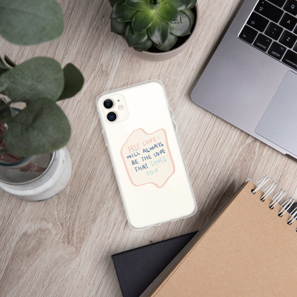 Self love Transparent iPhone Case