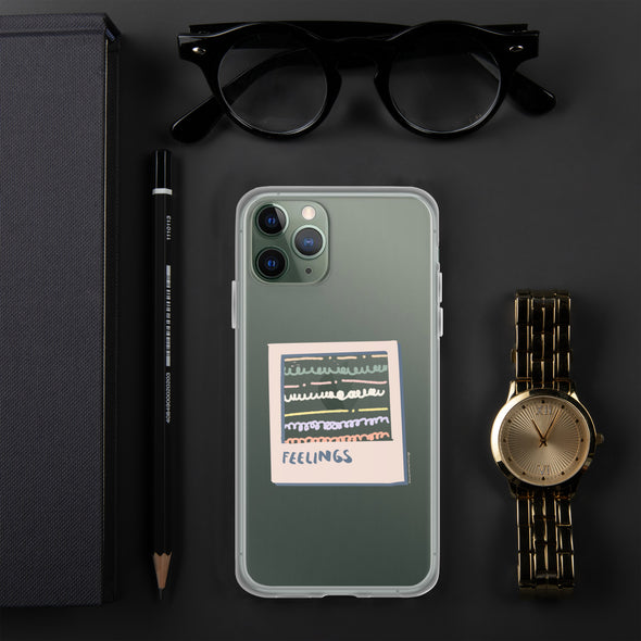 Feelings Transparent iPhone Case