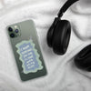 I hope you fall in love with being alive Transparent iPhone Case