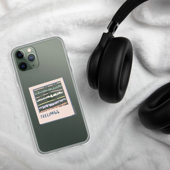 Feelings Transparent iPhone Case