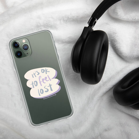 It's okay to feel lost Transparent iPhone Case