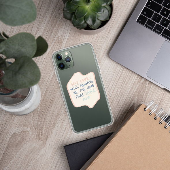 Self love Transparent iPhone Case