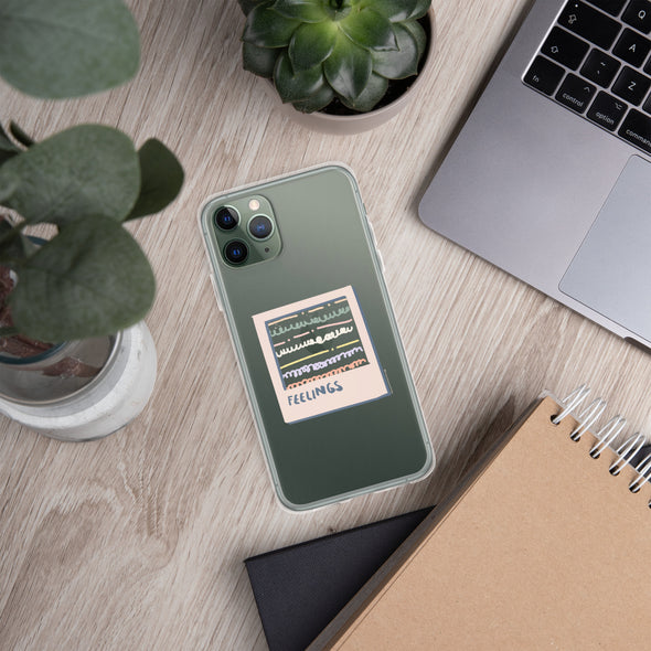 Feelings Transparent iPhone Case