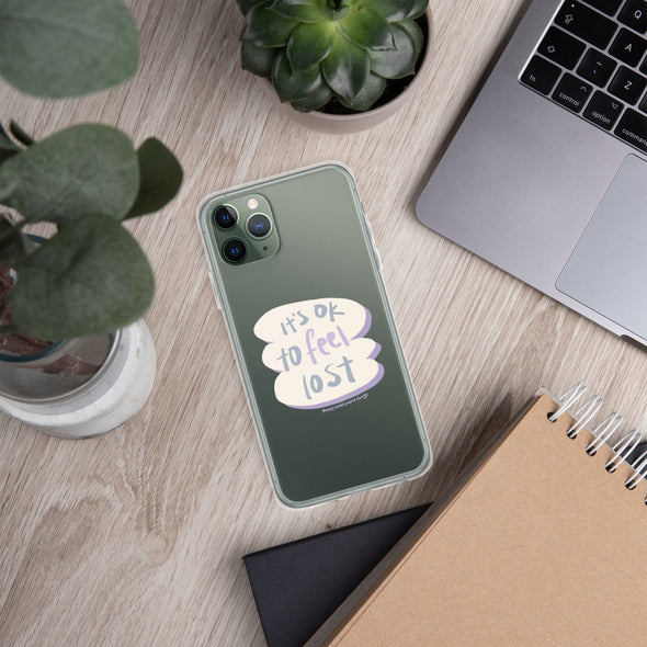 It's okay to feel lost Transparent iPhone Case