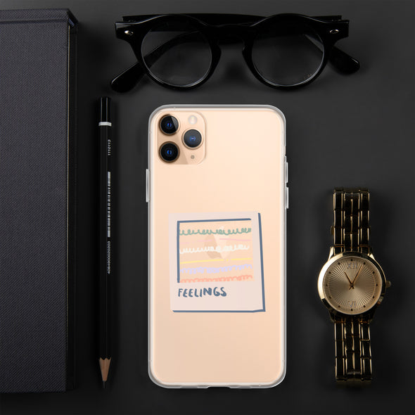 Feelings Transparent iPhone Case