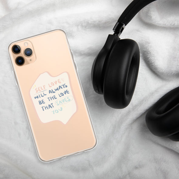 Self love Transparent iPhone Case