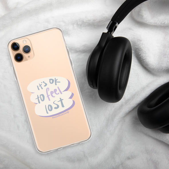 It's okay to feel lost Transparent iPhone Case