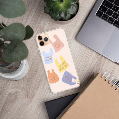 Bag or Dump Transparent iPhone Case - Thewearablethings