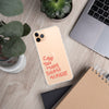 Can you make things alright Transparent iPhone Case