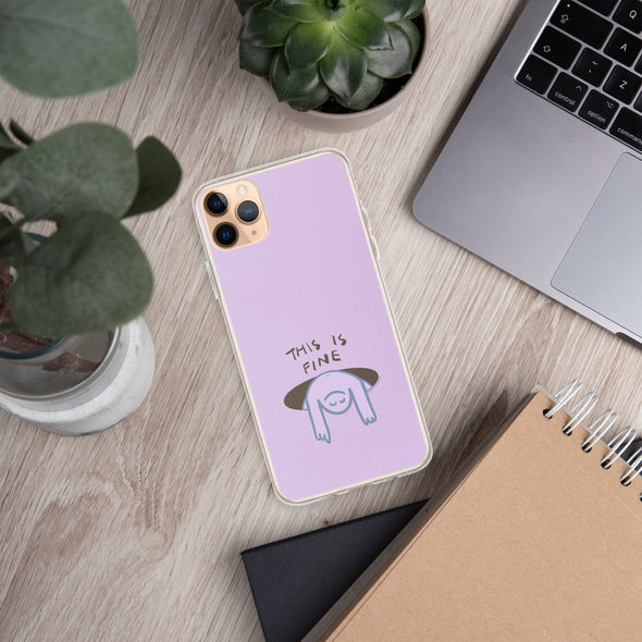 This is fine Transparent iPhone Case