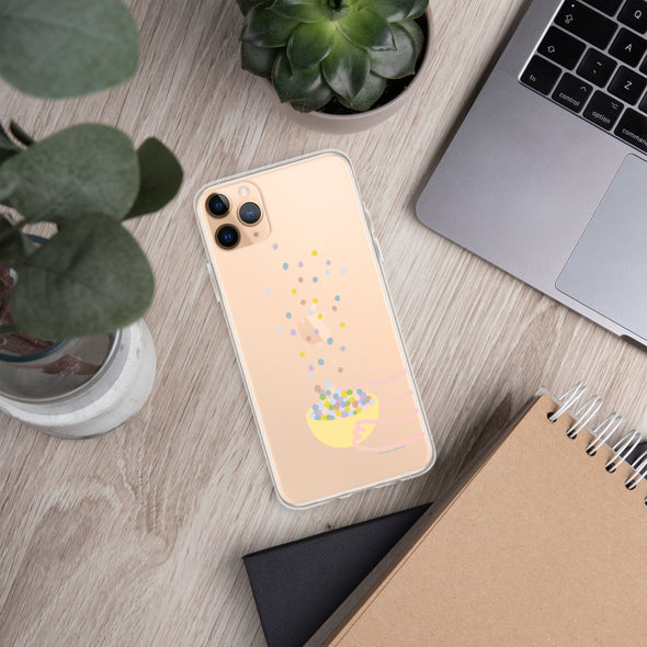 Sprinkles Bowl Transparent iPhone Case