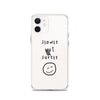 Slowly but surely Transparent iPhone Case