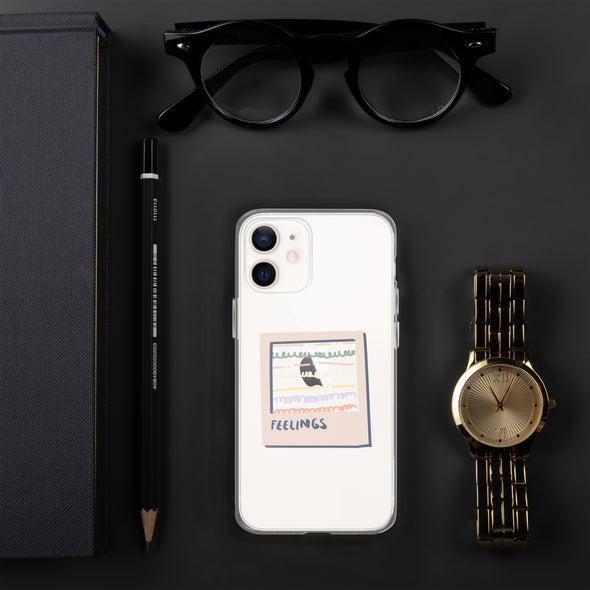 Feelings Transparent iPhone Case