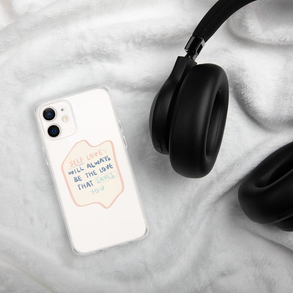 Self love Transparent iPhone Case