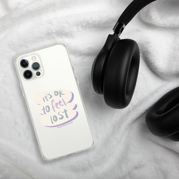 It's okay to feel lost Transparent iPhone Case